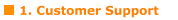 1. Customer Support
