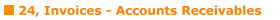 24, Invoices - Accounts Receivables