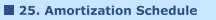 25. Amortization Schedule