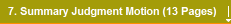 7. Summary Judgment Motion (13 Pages)
