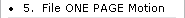 5.  File ONE PAGE Motion