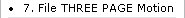 7. File THREE PAGE Motion
