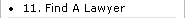 11. Find A Lawyer