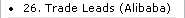 26. Trade Leads (Alibaba)