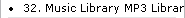 32. Music Library MP3 Library