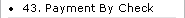 43. Payment By Check
