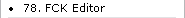 78. FCK Editor