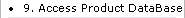9. Access Product DataBase